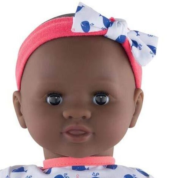 Corolle Bath Baby Alyzee Black Doll w/Little Whale Bbath Toy 12"-30cm New in Box - Picture 4 of 16